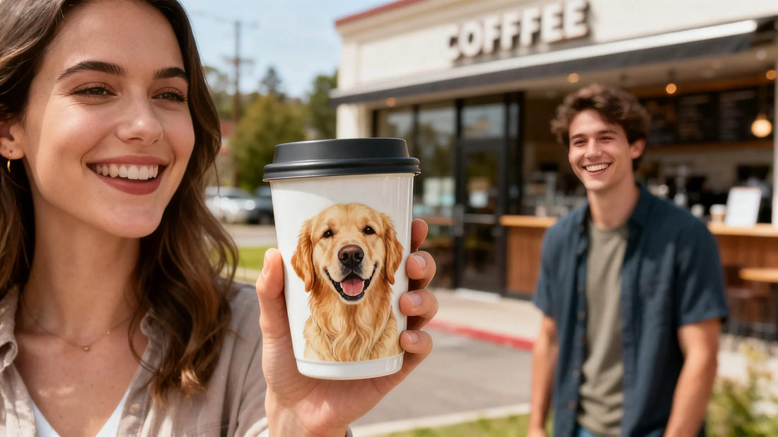 How My Dog's Smile Ended Up on a Travel Mug and Made Strangers Smile