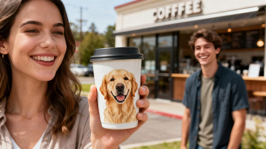 How My Dog's Smile Ended Up on a Travel Mug and Made Strangers Smile