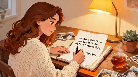 From Destruction to Devotion: How My Cat's Worst Moment Became My Most Treasured Keepsake